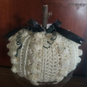 Crocheted Pumpkin  - Large